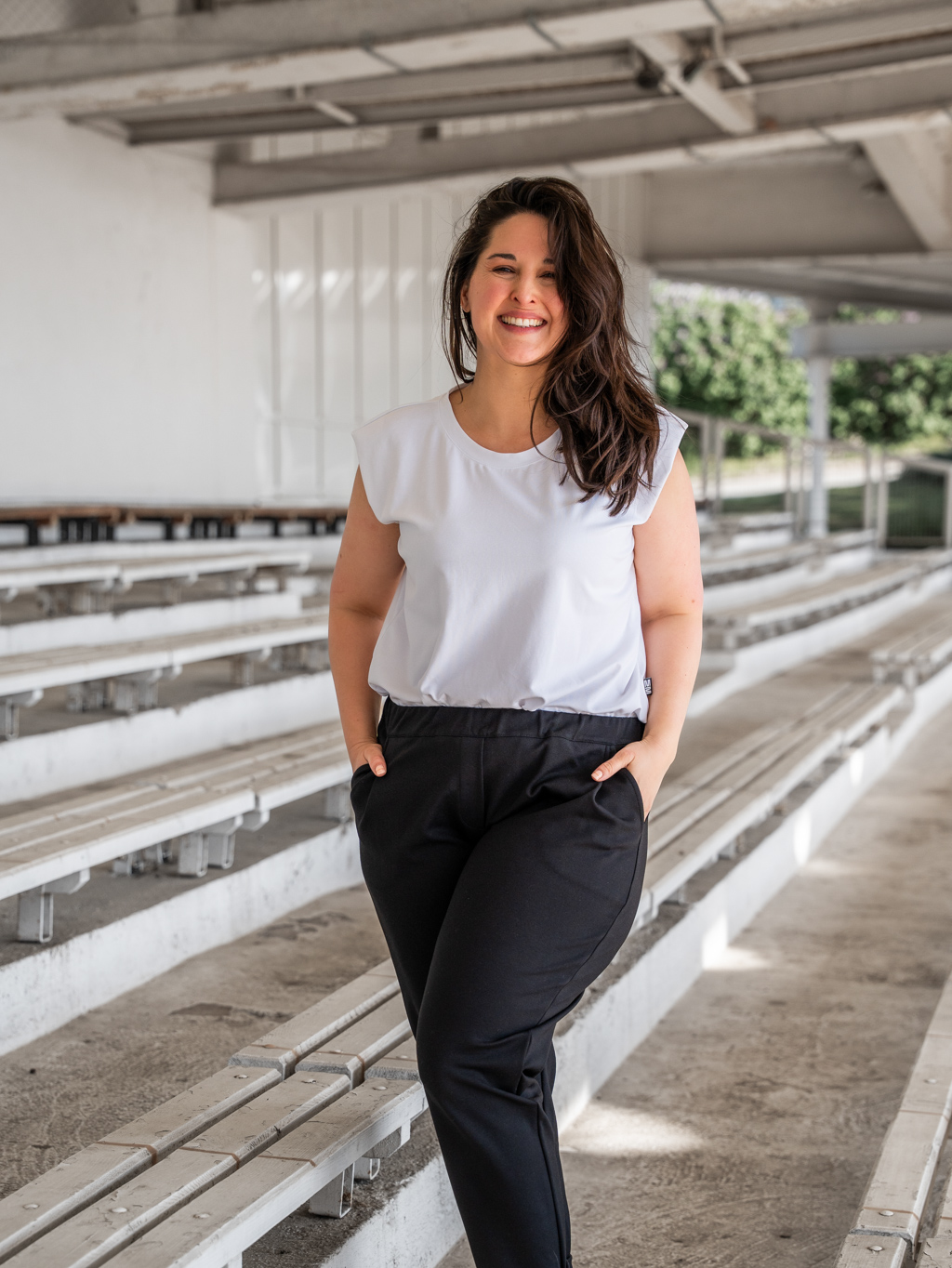 Plus size čistý outfit EM